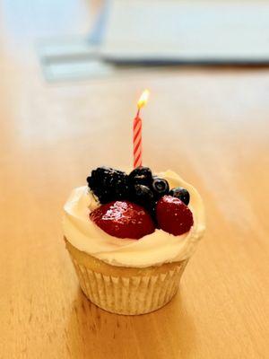 Chantilly cake muffin