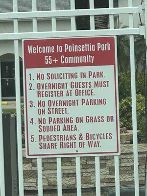 Poinsettia Mobile Home Park