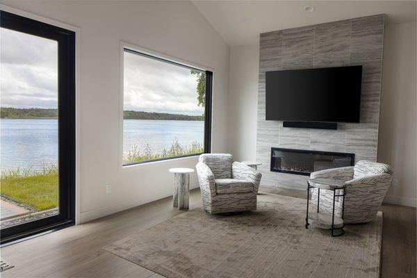 Lake Cabin Living Room