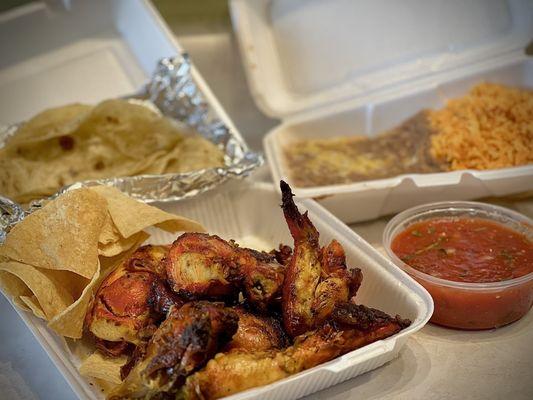 Charcoal grilled chicken special on Thursdays and Saturdays only.