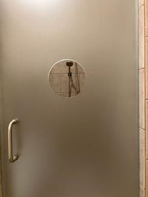 Custom glass shower door