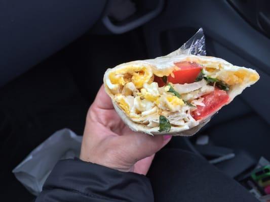 Breakfast burrito.