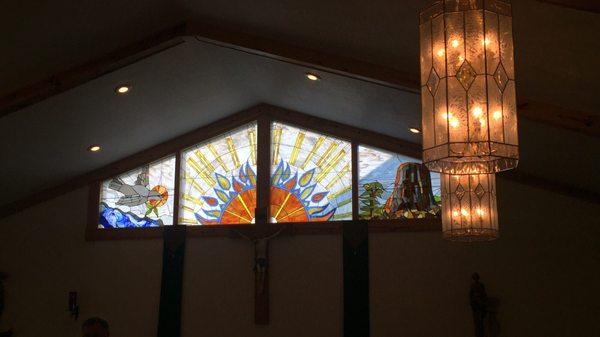 Beautiful stained glass windows!