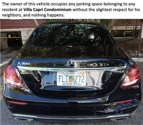 If you own a car, you should be aware that there are other car owners who don't mind taking your assigned parking spot without consequences.