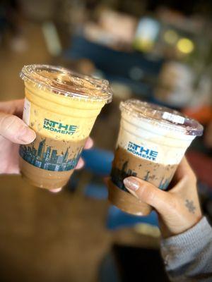 Em White Trufflemisu and Em Egg Biscoff Brûlée. Two very original creations!