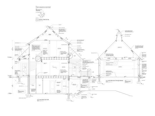 House section drafter in AutoCAD