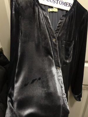 Same velvet shirt. Different view