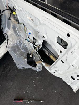 Broken Shattered Window