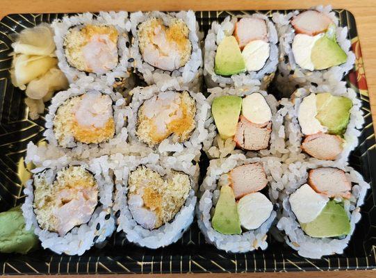 Double roll sushi