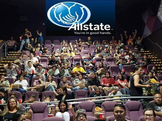 Customer appreciation movie night