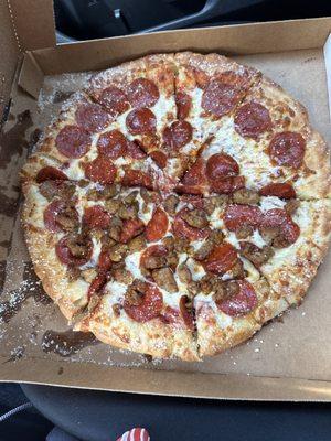 I ordered black olives...