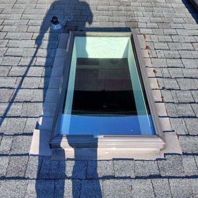An equally clean skylight!