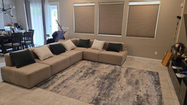 I got customized couch and looks so good in my living room. Thanks to Andrea she help me out to get what I was looking for