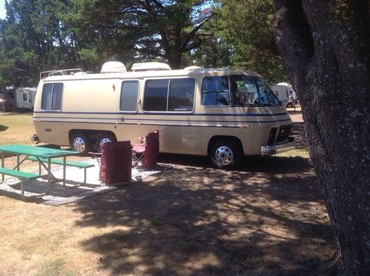 Our 74 GMC hot rod with plumbing