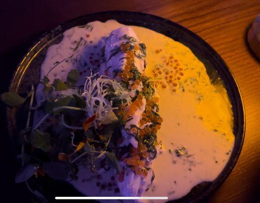 Branzino after chef deboned and plated table side