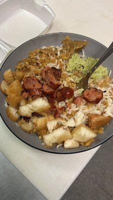 salchipapas de la Casa