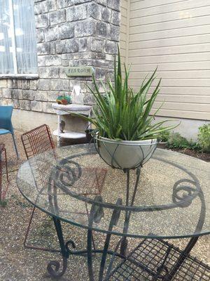 Ambrosia tea has a resident lizard named Sparta who attends tea parties with guests!