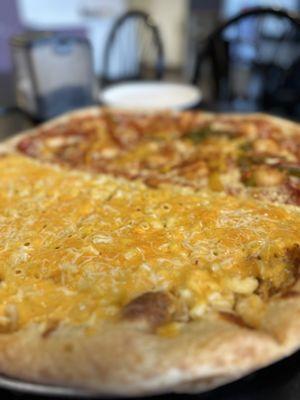 Big G's Mac N Cheese Pizza Shrimp Fajita Pizza