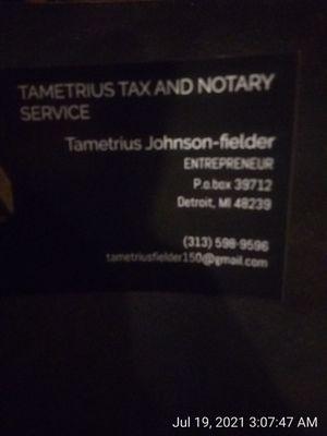 Tametrius Tax and Notary Service
