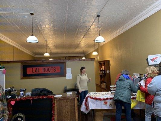 Inside during 2020 Van Wert Chocolate Walk