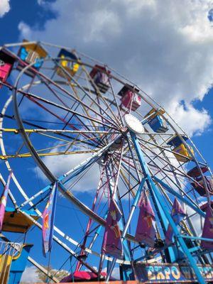 That ferris wheel is huge!