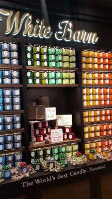 Wall Full Of Scented Candles