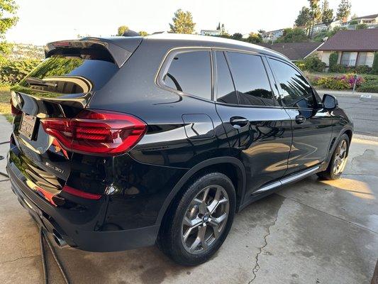 Tint
5% Back
18% front
50% windshield