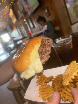 Smash burger. Insanely good