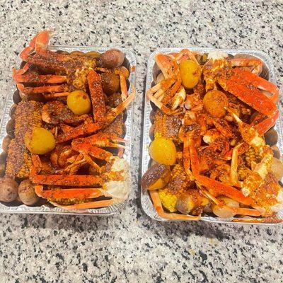 Shrimp boil with crab