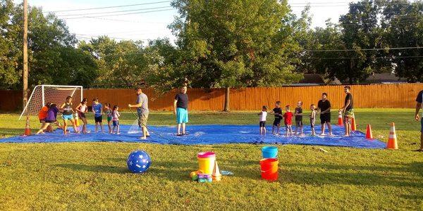 Splash night for our kids camp!  We are always having fun!