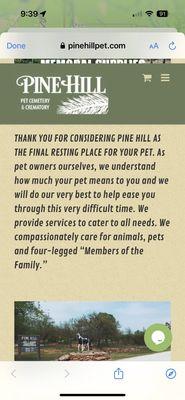 Pine Hill Pet Cemetery