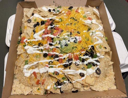 Nachos much?? Geez that's enough for 6 people