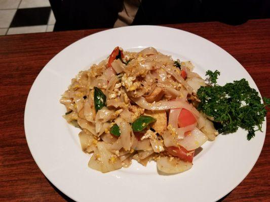 Pad kee Mao tofu