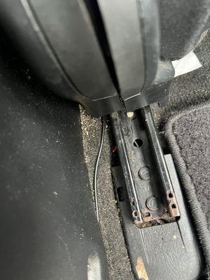 Under the driver side