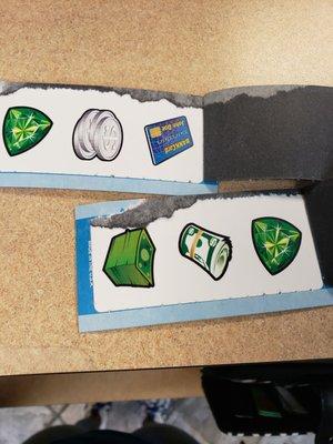 Non-winning pull tabs