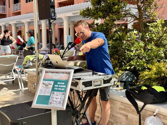Poolside at Hyatt Clearwater Beach