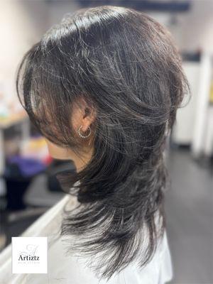 Hush layer #asianhairsalon #bayareahairstylist #organichairsalon