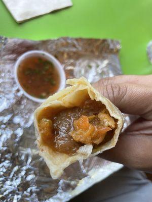 Chicharrn Burrito