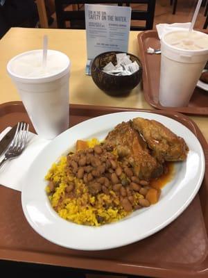 Stewed chicken lunch yum!!!