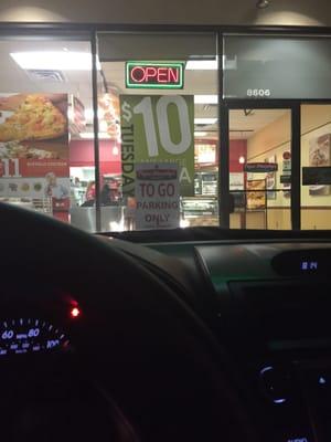 Open till 9 on Friday