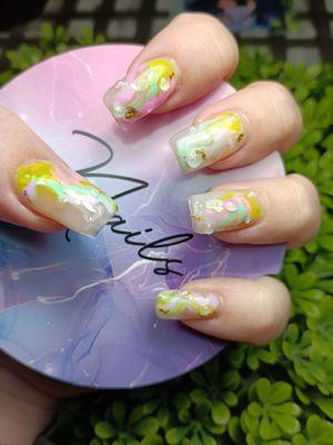 Nails done by Chelsea