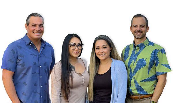 Hawaii Trust & Estate Counsel team: Attorney W. Kumu Belcher, Administrative Assistant Ashley Martinez, Paralegal Krystal Kauka, and Attorne