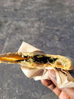 Spinach patty...so flavorful