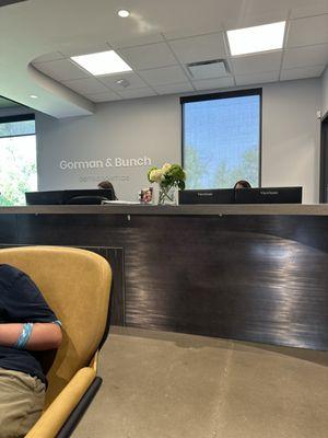 Check-in desk with the most fabulous staff ever!