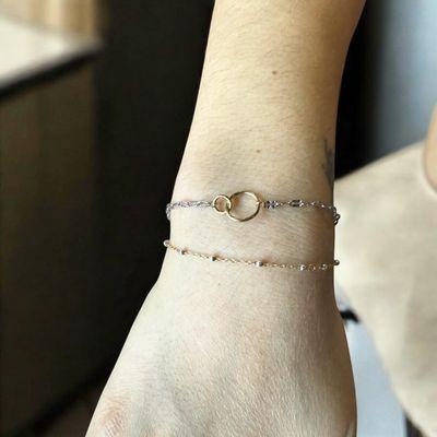 Mixed metals are having their moment- and honestly this stack is the blueprint