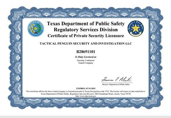 Tactical Penguin Security and Investigation