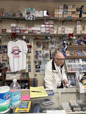 A Baseball Clubhouse and Comic Books