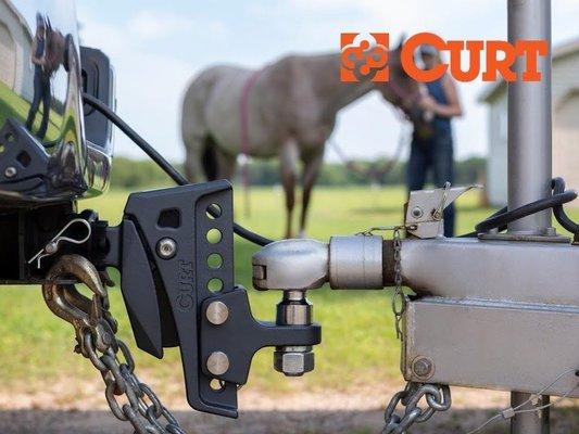 For a smoother hauling experience hook into the Rebellion XD Cushion Hitch by CURT at Sound Decisions 352-794-3807.