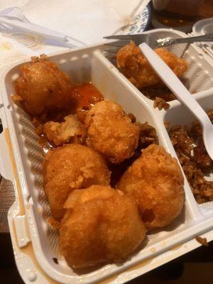 H2. General Tso Chicken Should be labeled "chicken fingers in duck sauce"