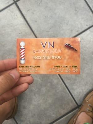 VN Barber Shop